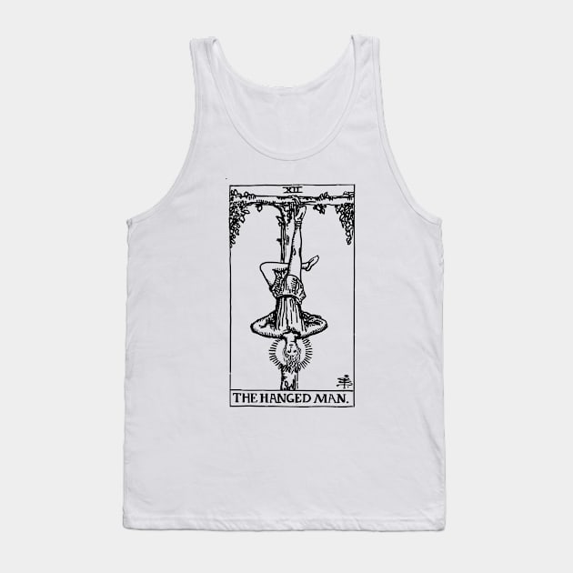 Tarot Card - Hanged Man Tank Top by isstgeschichte